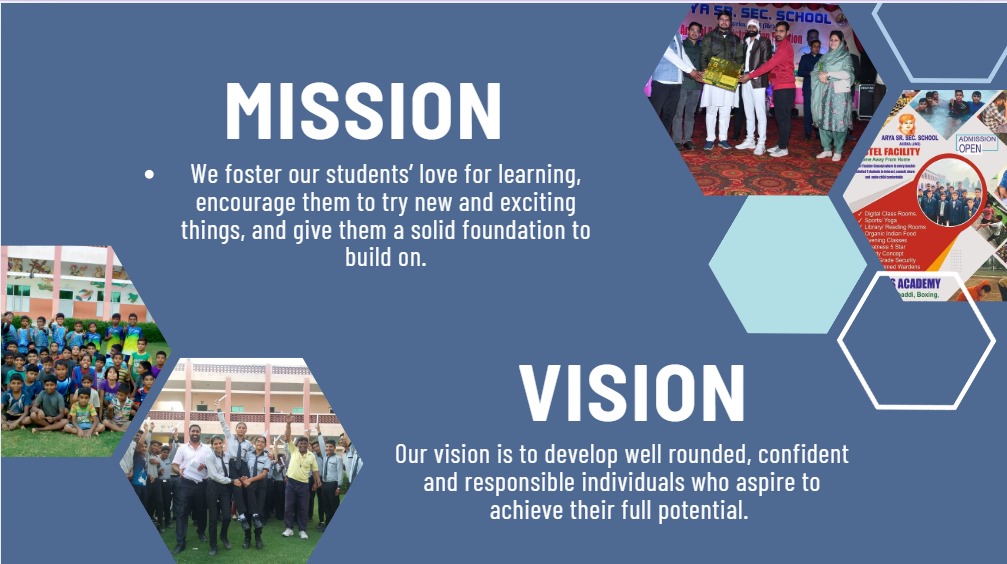 Arya school- mission vision